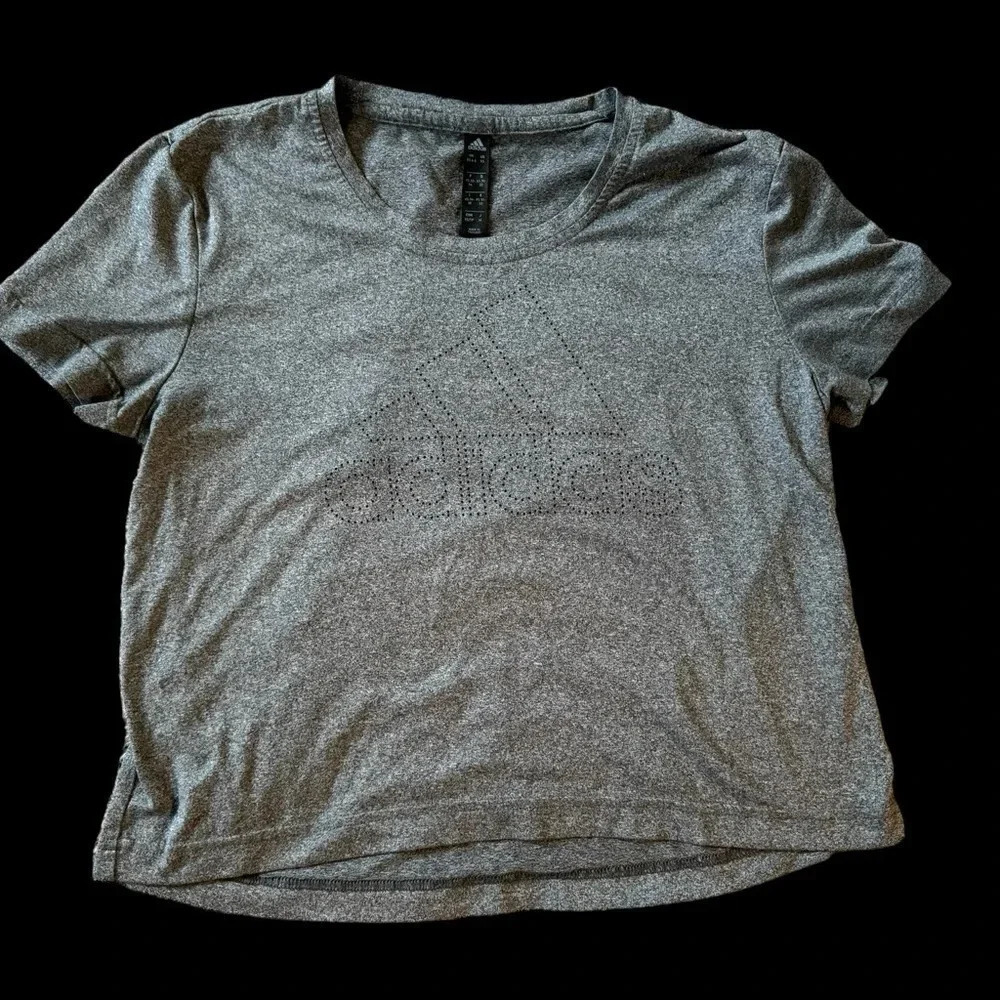 Women’s Adidas Short Sleeve Cropped Top T Shirt Size XS